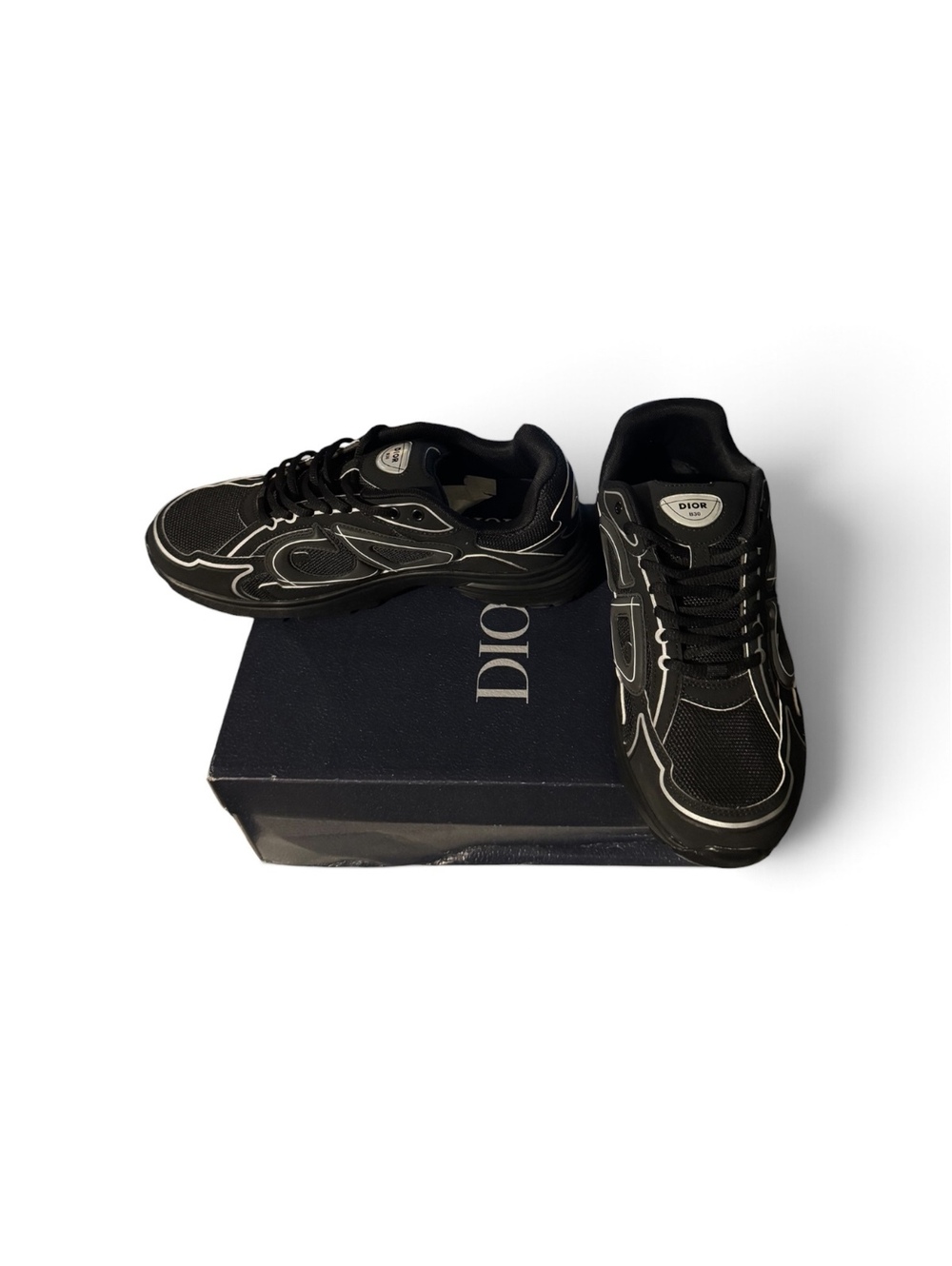 Dior black low top sneakers
